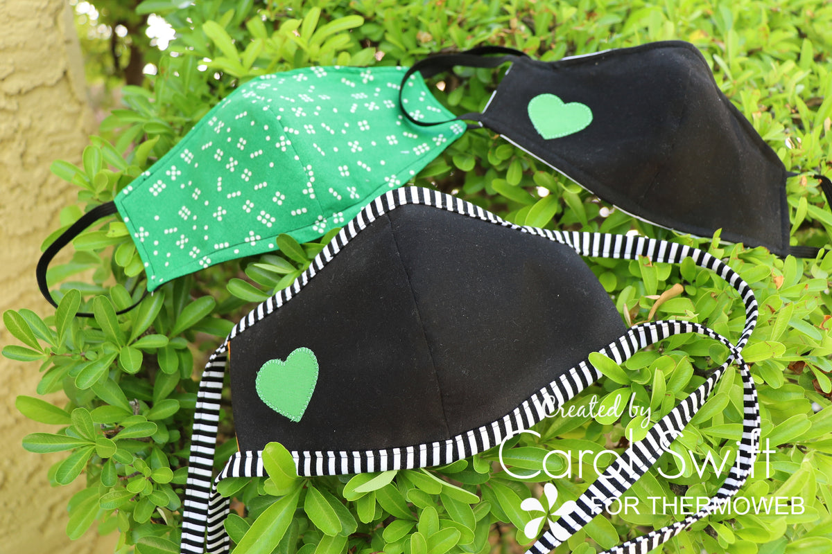 Fabric Masks with Sew-In Interfacing and Crafter's Edge – thermoweb.com