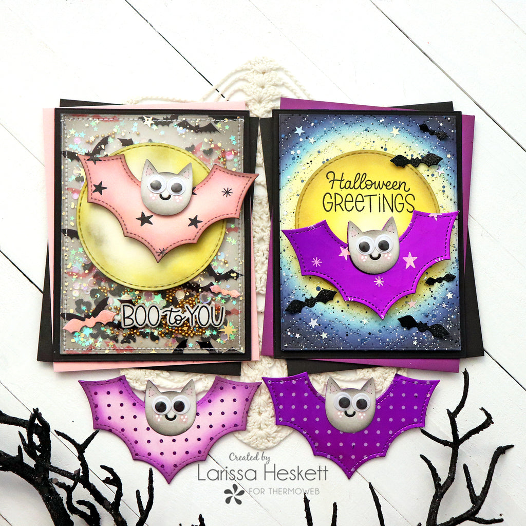 Batty Cards that SHINE with Deco Foil Toner Card Fronts