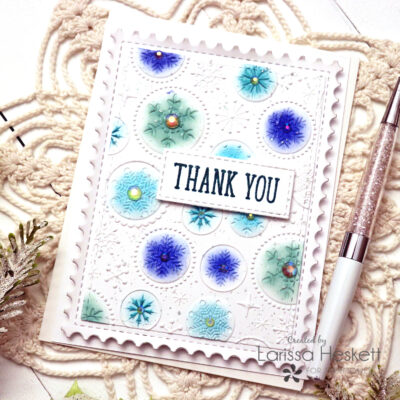 Embossed Plush Paper Panels with Deco Foil!!