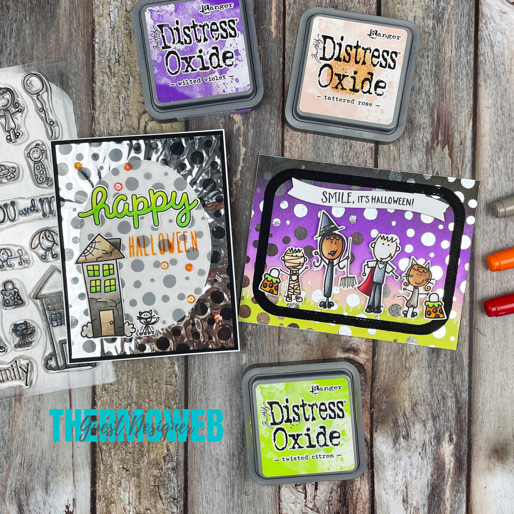 Happy Halloween Cards with Laura Kelly Products!