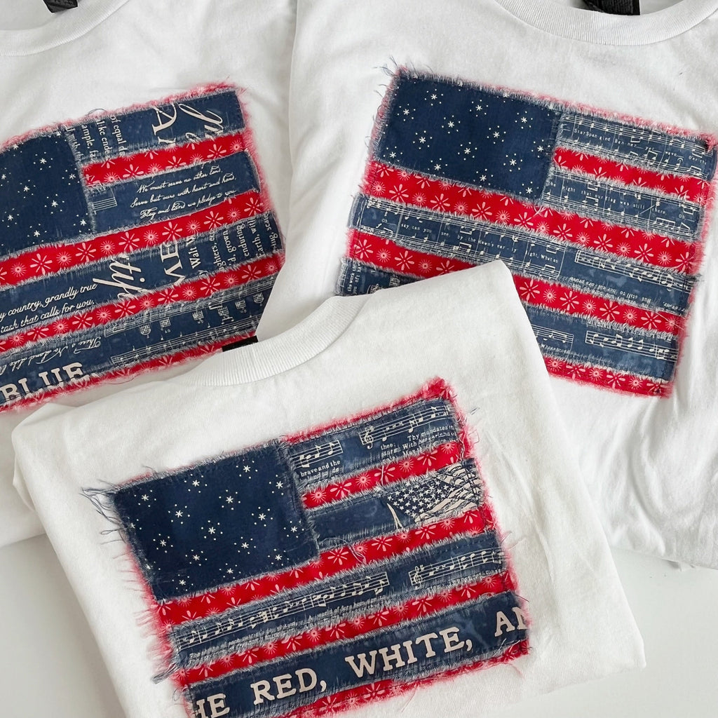 Stars, Stripes & Scraps T-Shirt Applique Tutorial