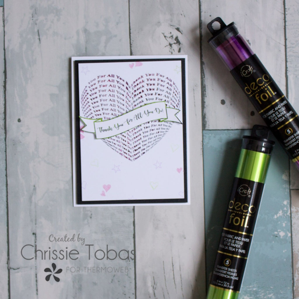 Thanks For All You Do! Card with Deco Foil