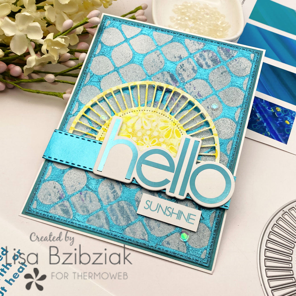 Hello & Happy with Easy Cut Adhesives