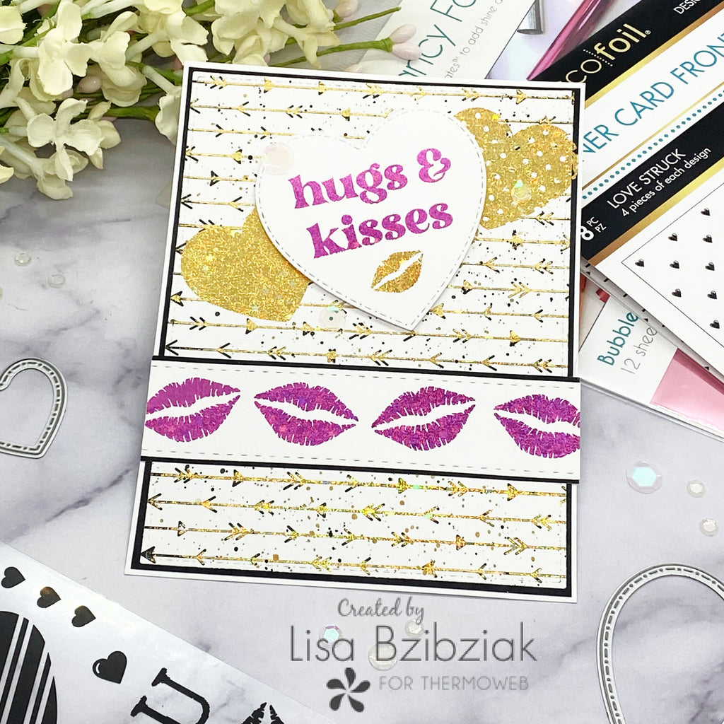 Hugs and Kisses Cards with NEW Deco Foil Products