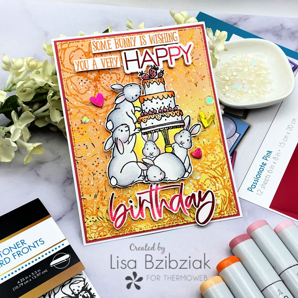Spring Bunny Cards with Deco Foil