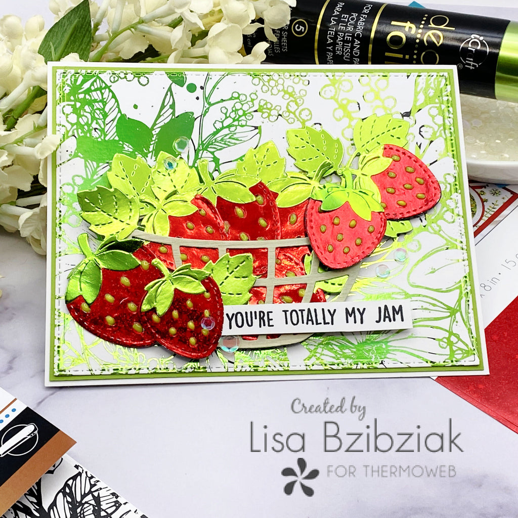 Strawberry Love with Deco Foil