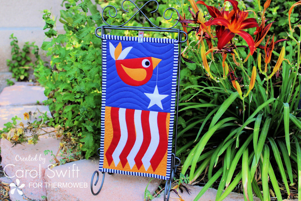 Freedom Flight Stars and Stripes Mini Quilt