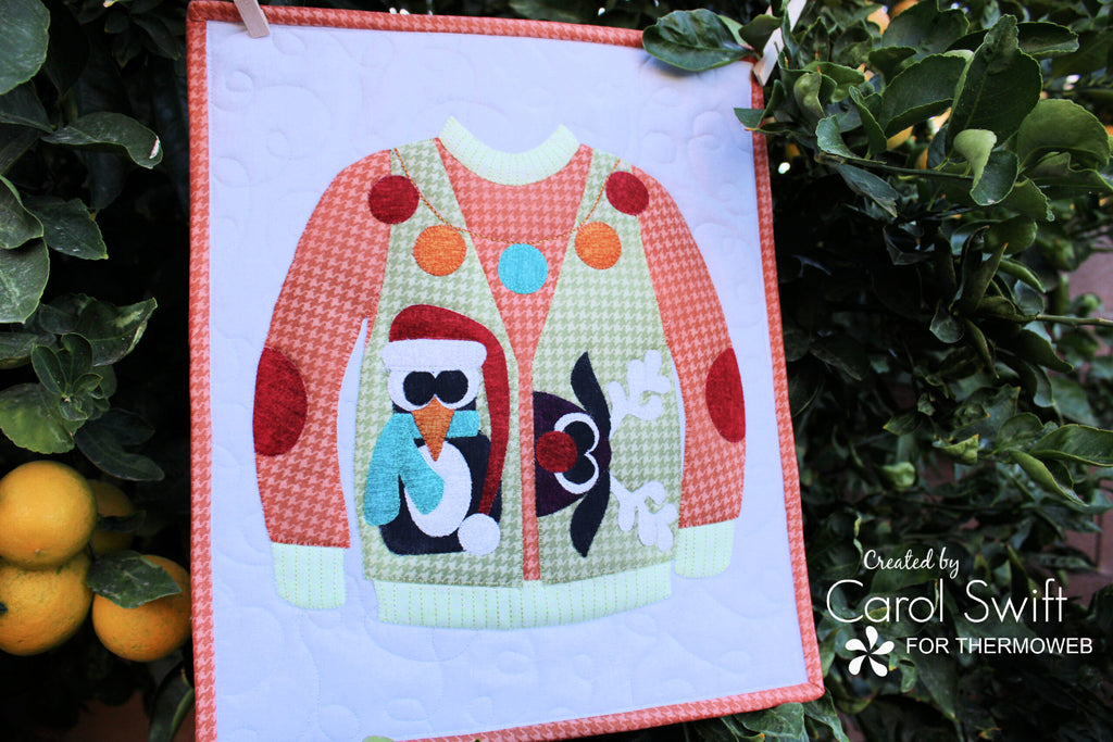 Ugly Christmas Sweater Mini Quilt