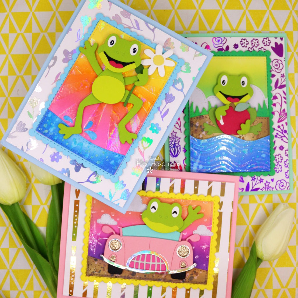 Foiled Backgrounds & Soft Texture Cards