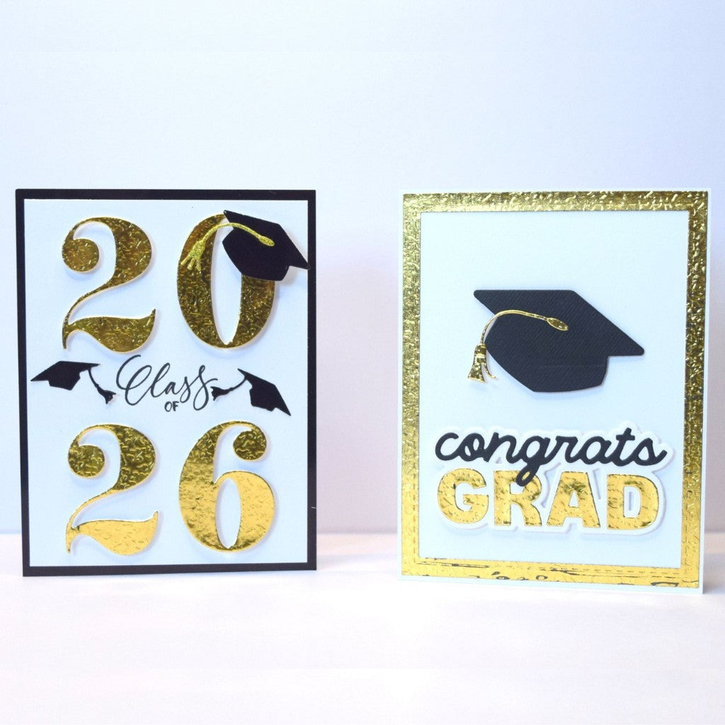 Celebrate Graduates with Deco Foil Toner Card Fronts!