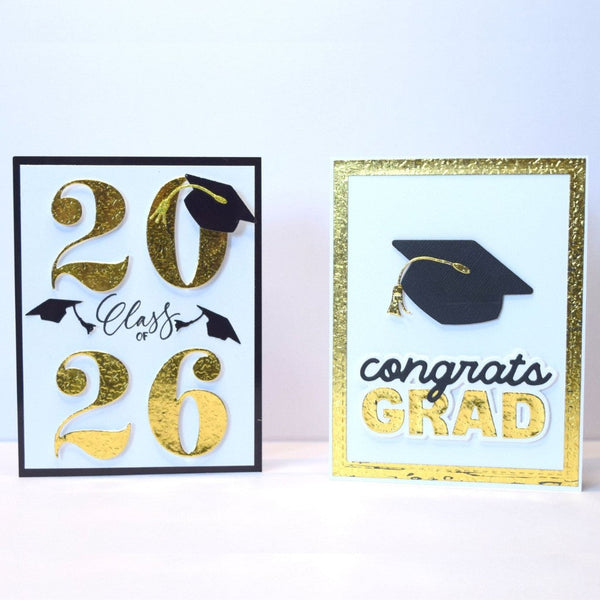 Celebrate Graduates with Deco Foil Toner Card Fronts!