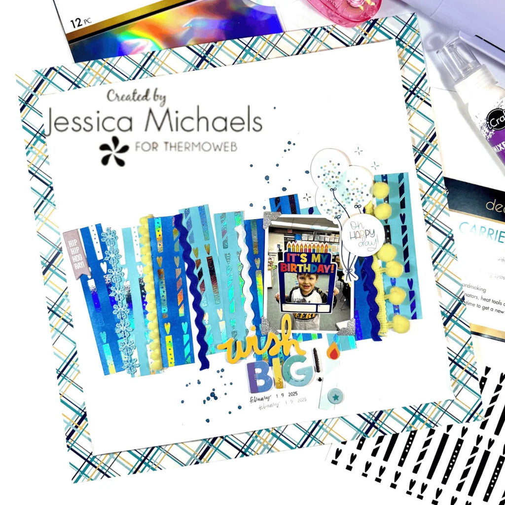 Wish Big! Scrapbooking with Deco Foil Card Fronts