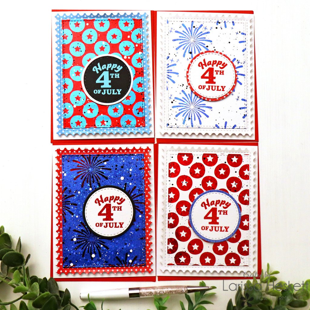 Happy 4th of July Deco Foil Toner Card Front Card Set
