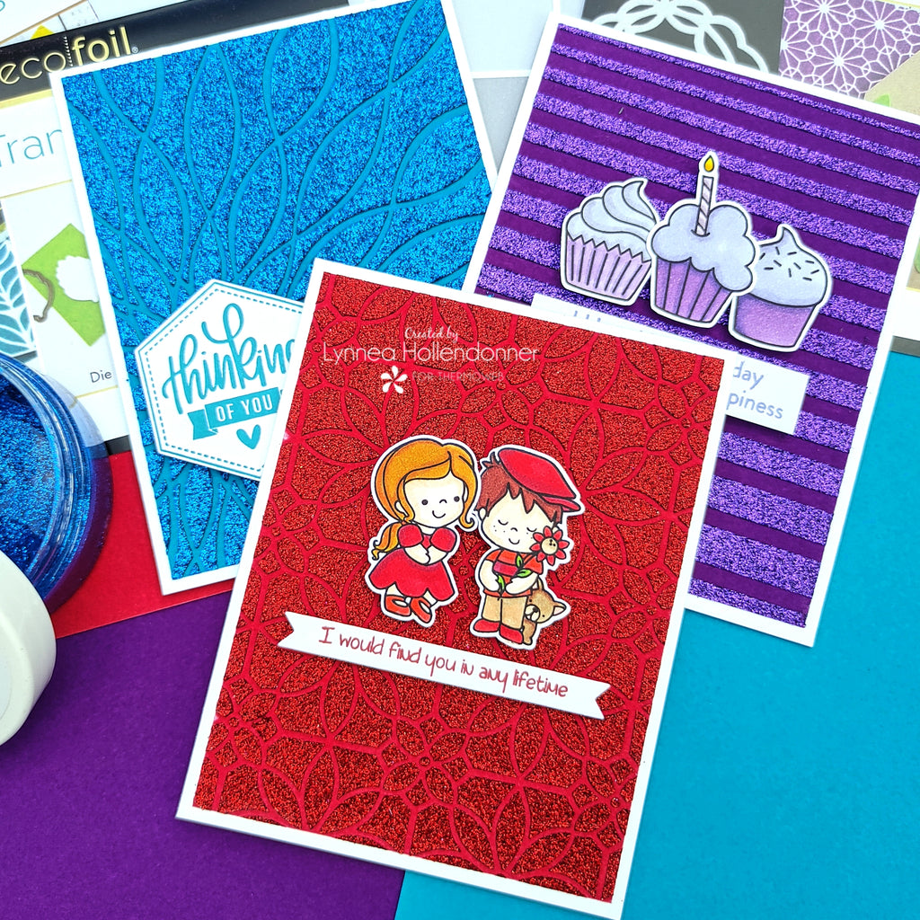 Celebrate World Card Making Day 2020 with Deco Foil and Glitz Glitter Gel Cards
