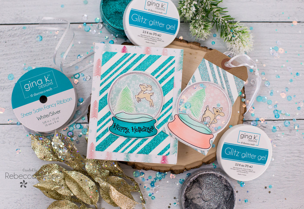 Snow Globe Shaker Card and Shaker Tag with LDRS Creative!