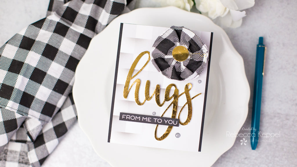 DIY Fabric and Foil Embellishments on Cards