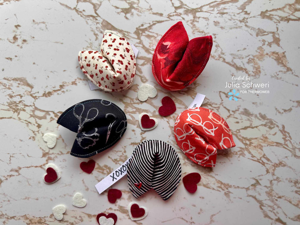 Facebook Live: Fabric Valentine Fortune Cookies