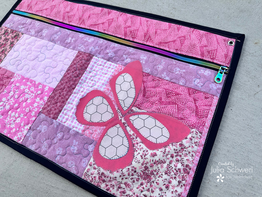 Pretty in Pink X-Large Zipper Pouch