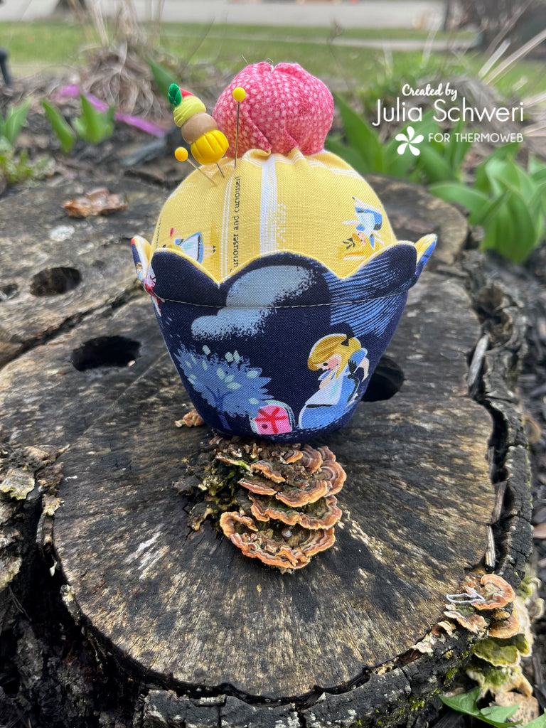 Down the Rabbit Hole Cupcake Pincushion Facebook Live
