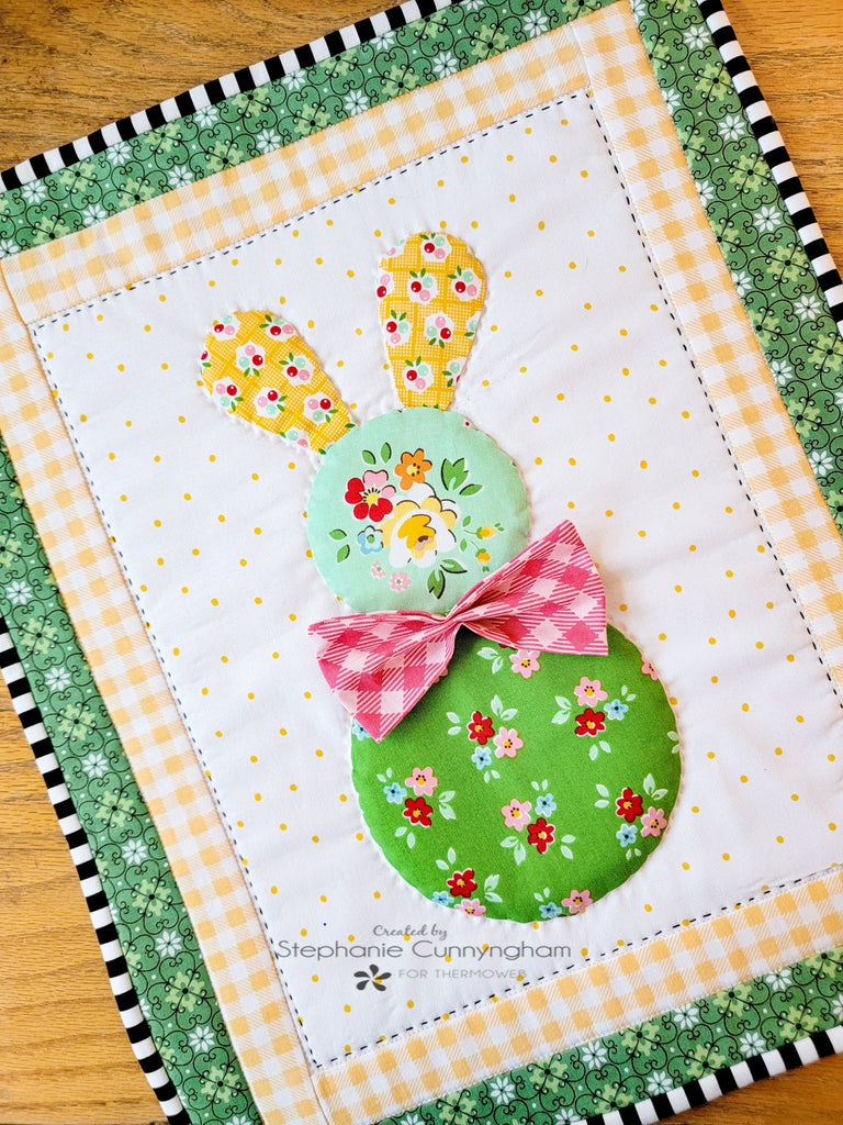 Portrait of a Bunny: A Quick and Easy Spring Mini Quilt