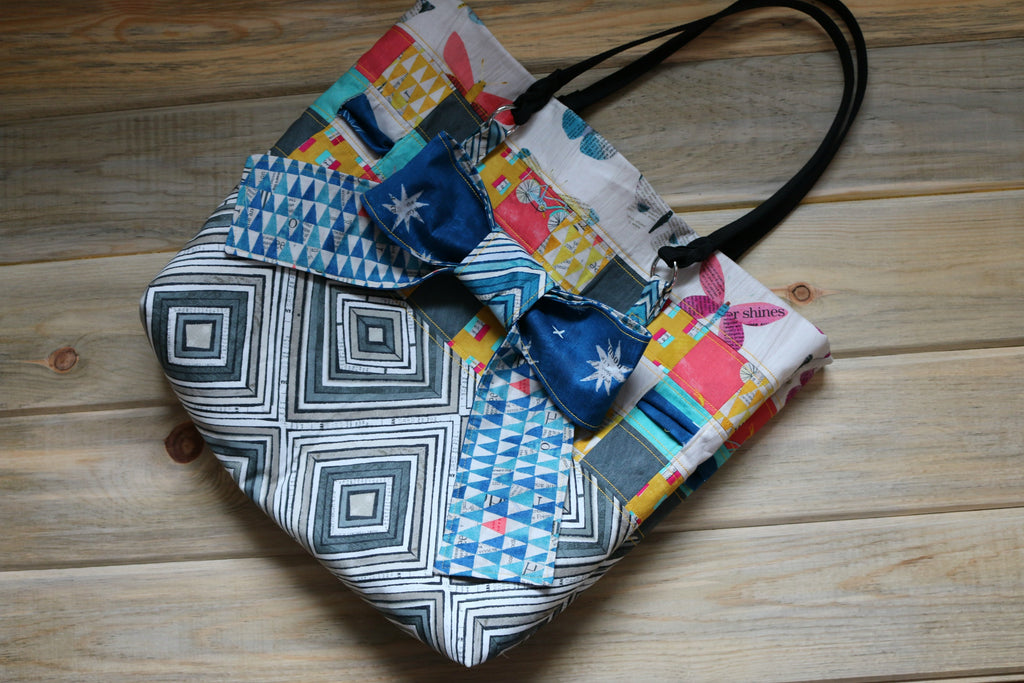 Windham Patchwork Tote with HeatnBond Fusible Fleece