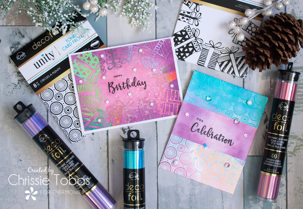 Winter Inspired Congrats Cards with Deco Foil