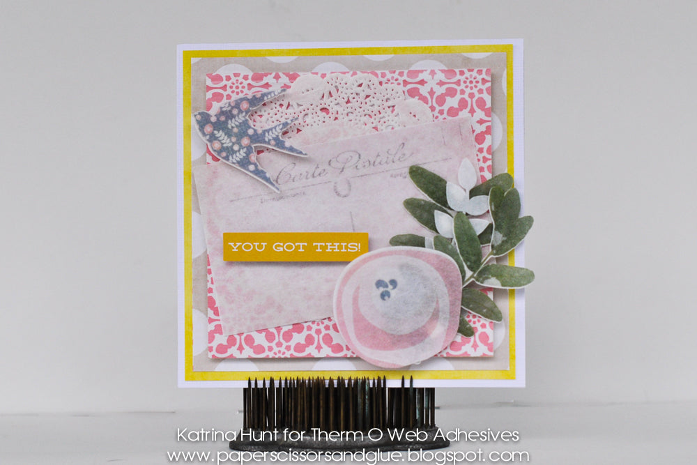 You Got This - Hybrid Card with iCraft Mixed Media Sheets