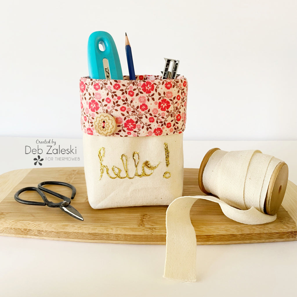 Little Bins with Deco Foil Liquid Adhesive