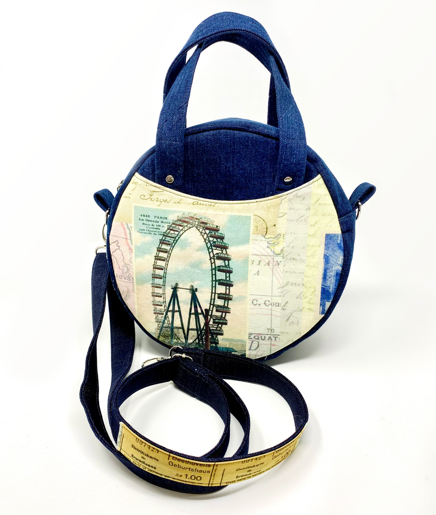 Upcycled Handbag with Treasured Threadz