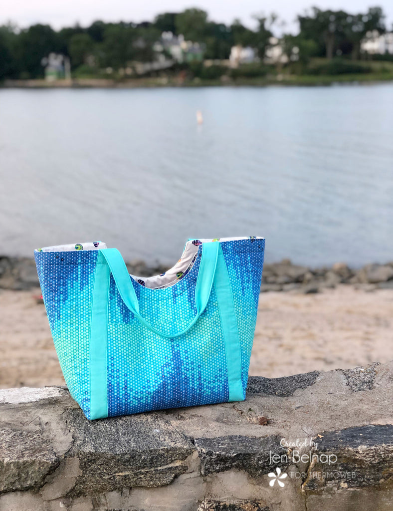 Poolside Tote with Water Resistant Lining
