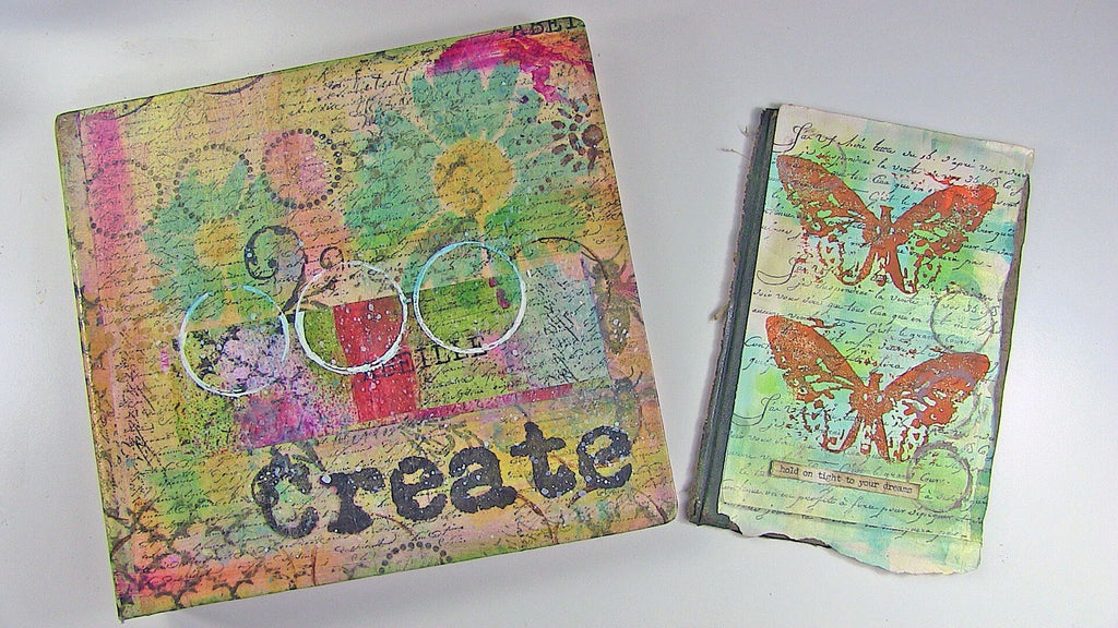 Mix It Up Monday - Create Unique Backgrounds with Adhesive Sheets