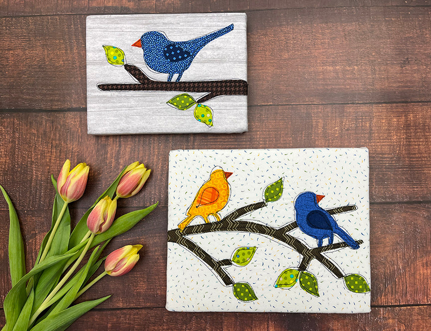 Canvas Bird Art Facebook Live