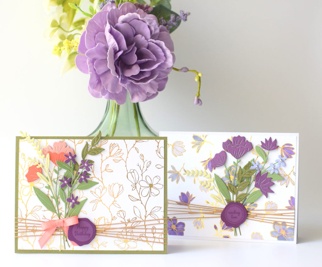 Cards featuring the new Spring release Delicate Magnolia Toner Card Fronts