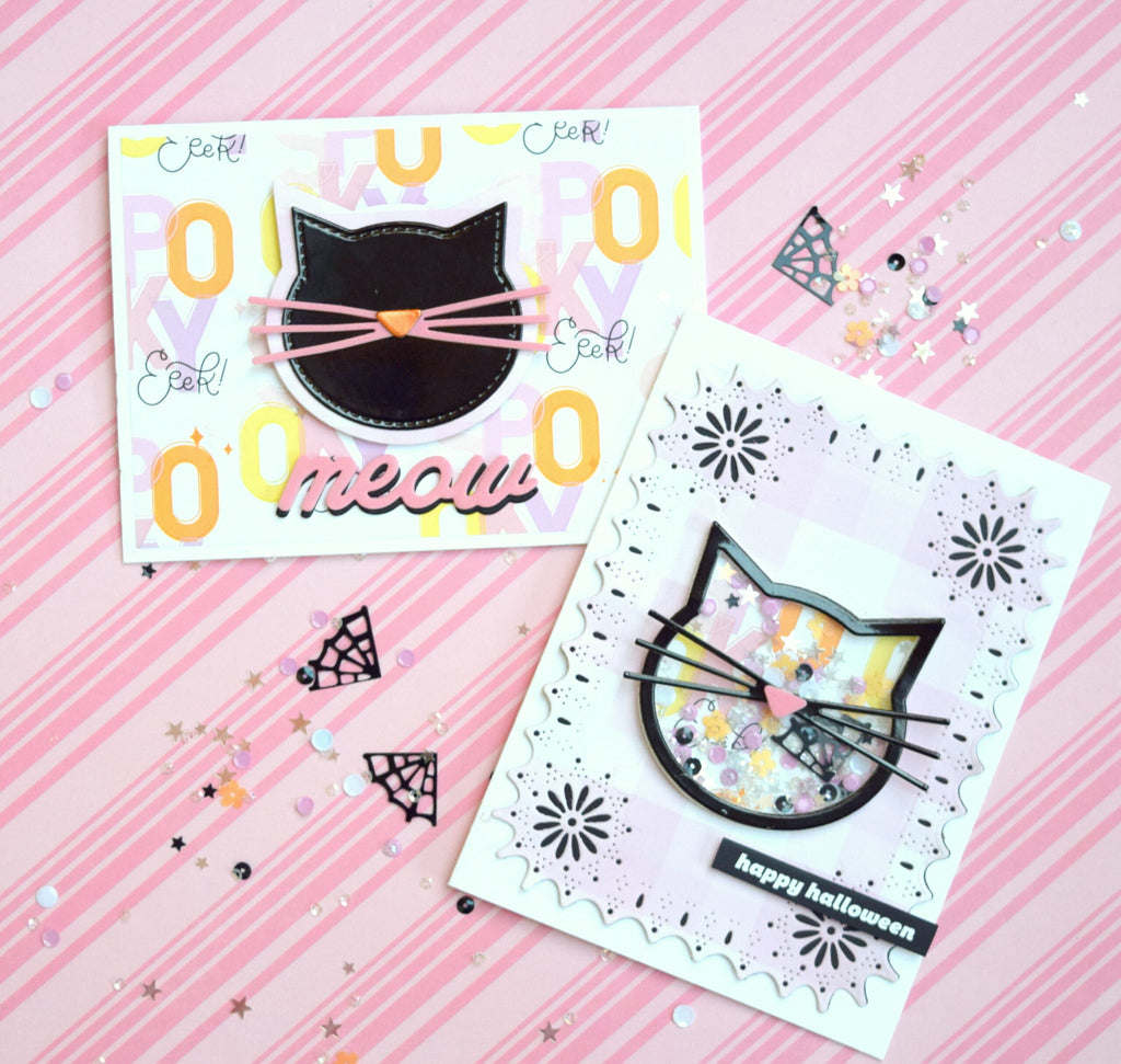 Easy-Cut Adhesive and PeelnStick Toner Sheet Halloween Cards