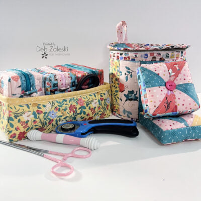 Thimbelina Patchwork Pincushion with HeatnBond