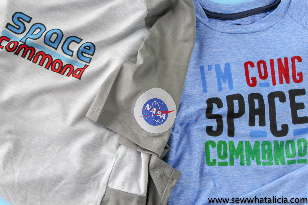 HeatnBond Soft Stretch Family Space T-Shirts