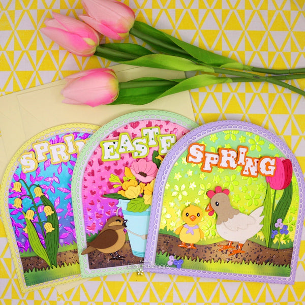 Bright & Cheerful Spring Cards with Foiling