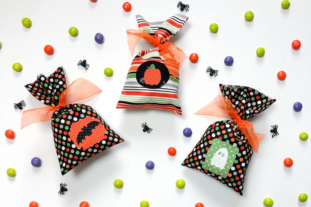 Embellishing Halloween Treat Bags