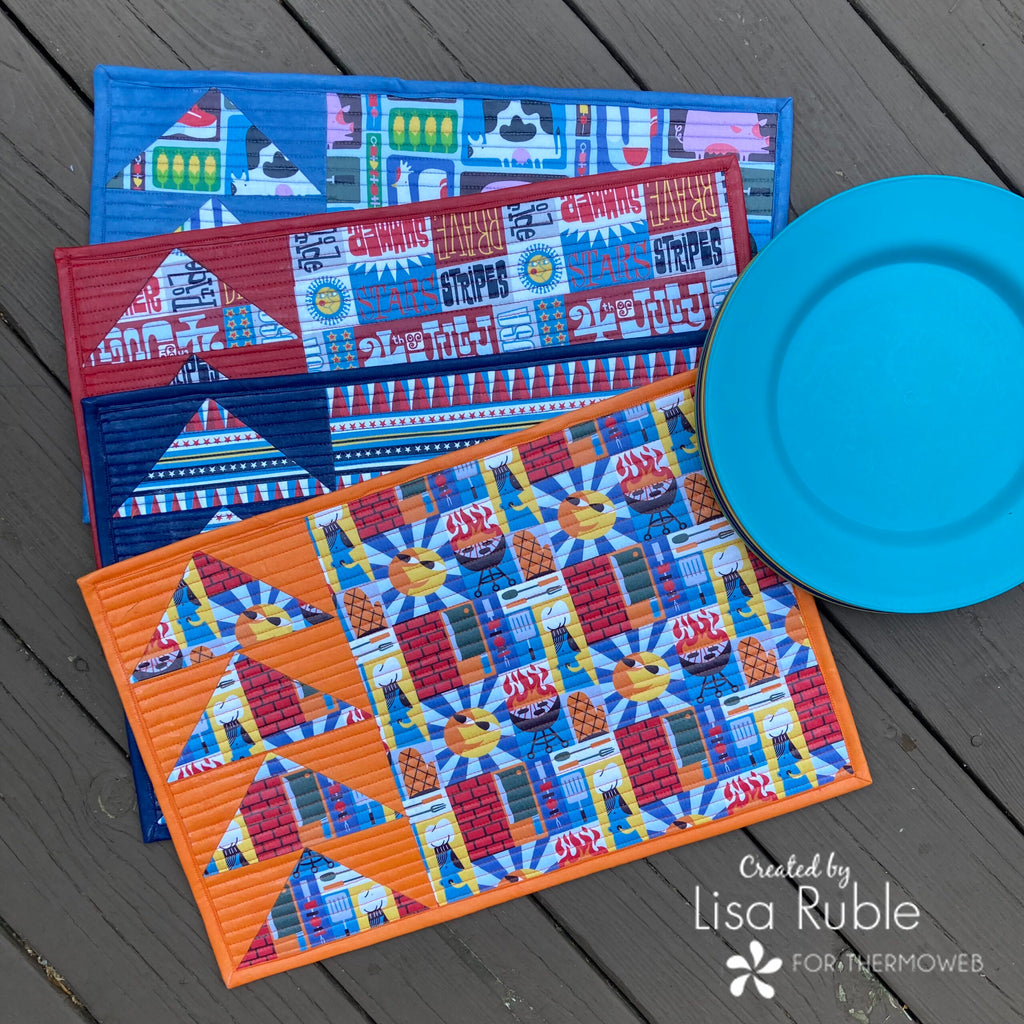 Outdoor Picnic Table Placemats with NEW Liquid Vinyl