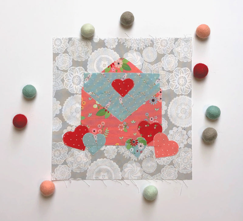 Valentine Sew Along Quilt Block Two