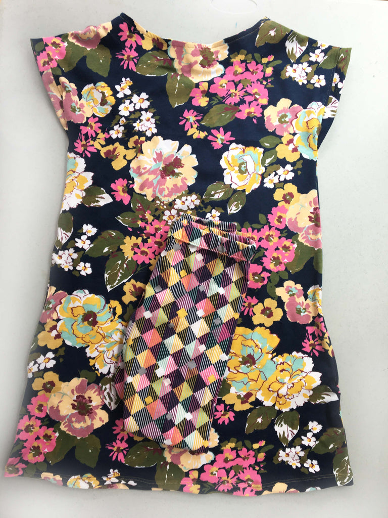 Spring Girls Dress with Girl Charlee Knit Fabrics