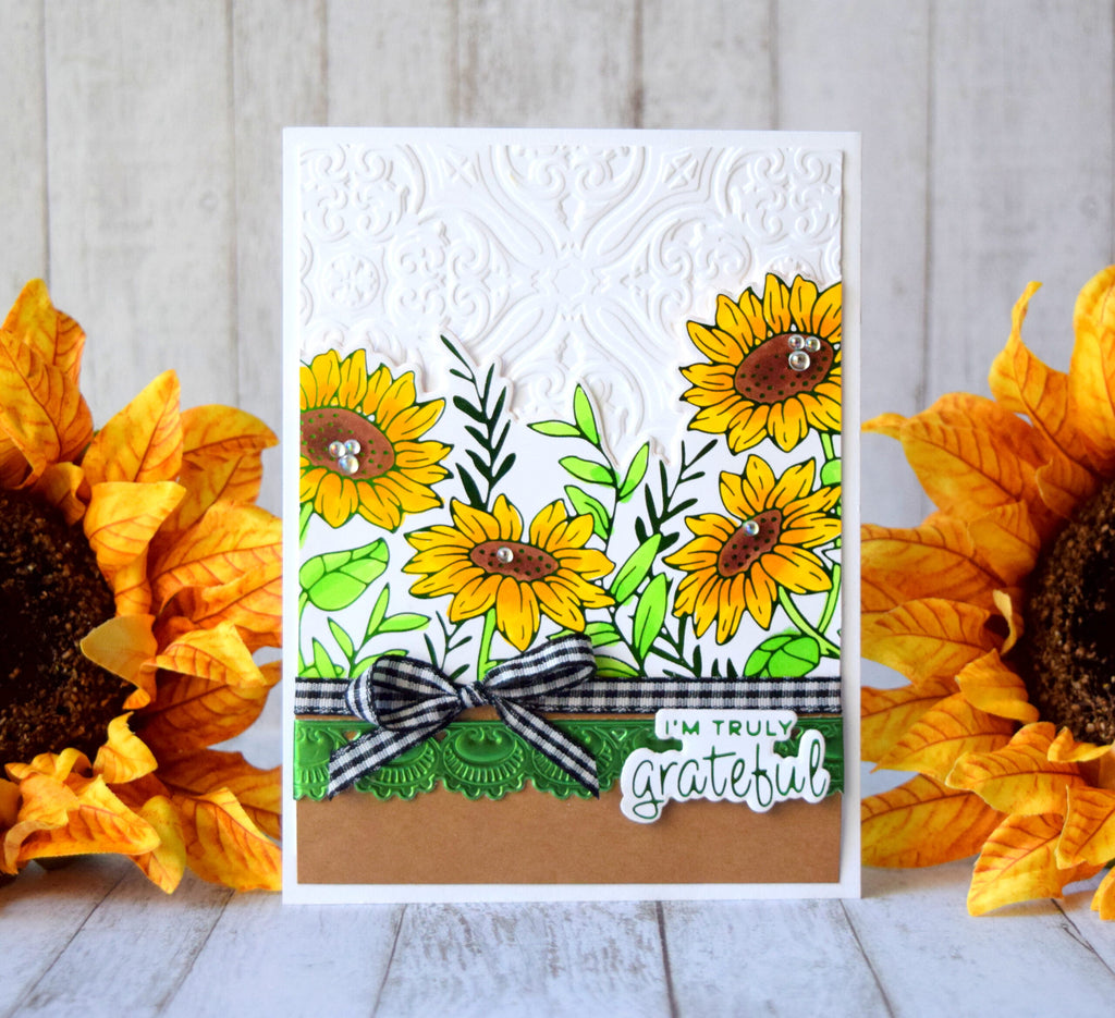 Grateful card with Hot Foil