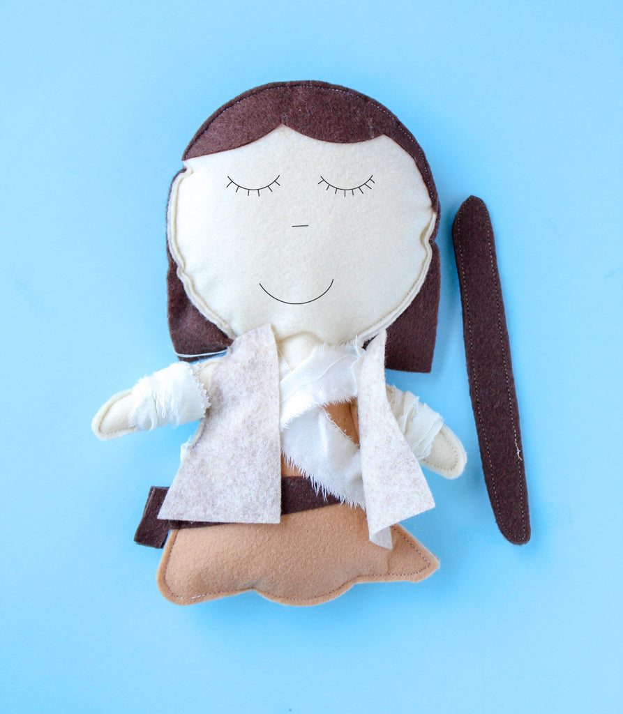 Make a Fun HeatNBond Jedi Girl Stuffy