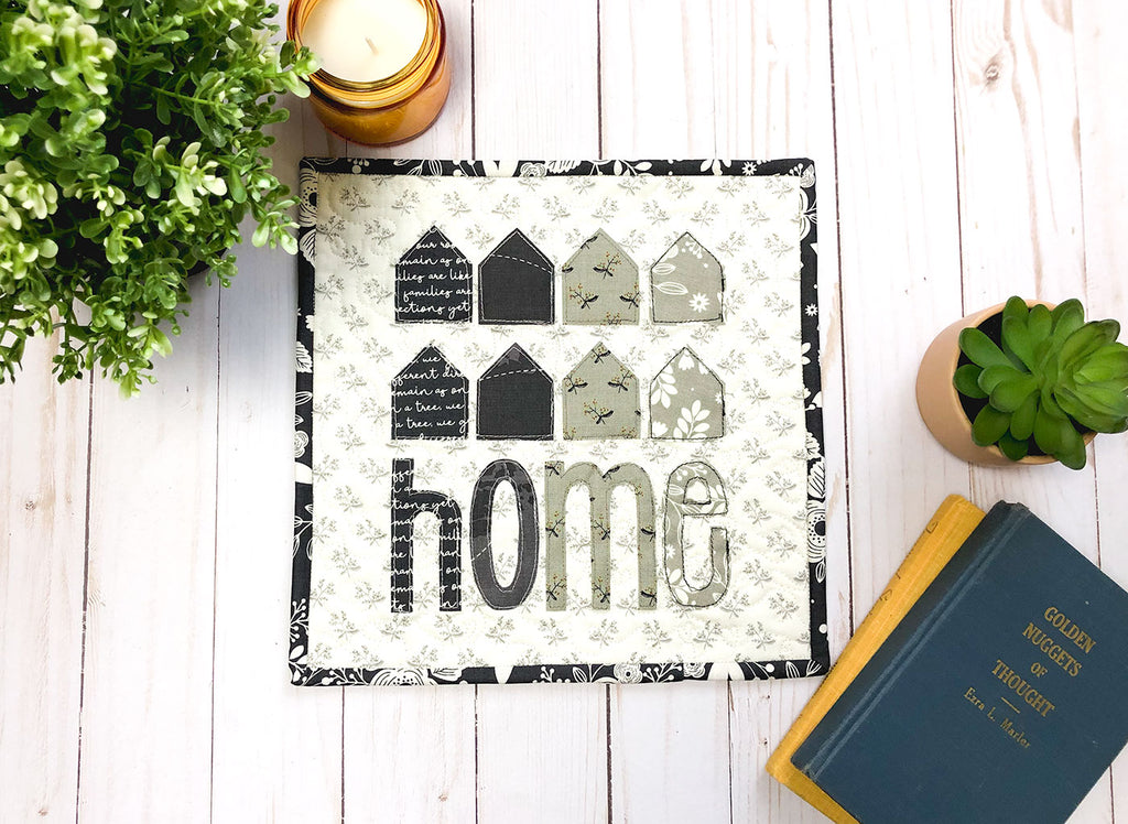 Ombre House Mini Quilt With HeatnBond EZ Print Sheets
