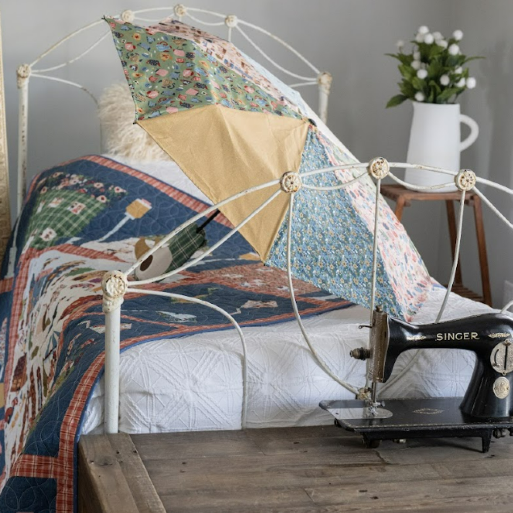 Spoonful of Sugar Poppins Parrot Parasol