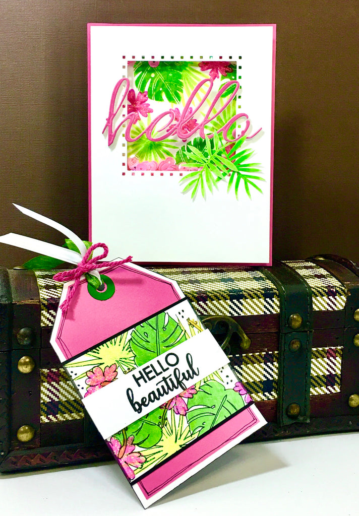 Rina K. Designs Sending Sunshine Tag and Card Set