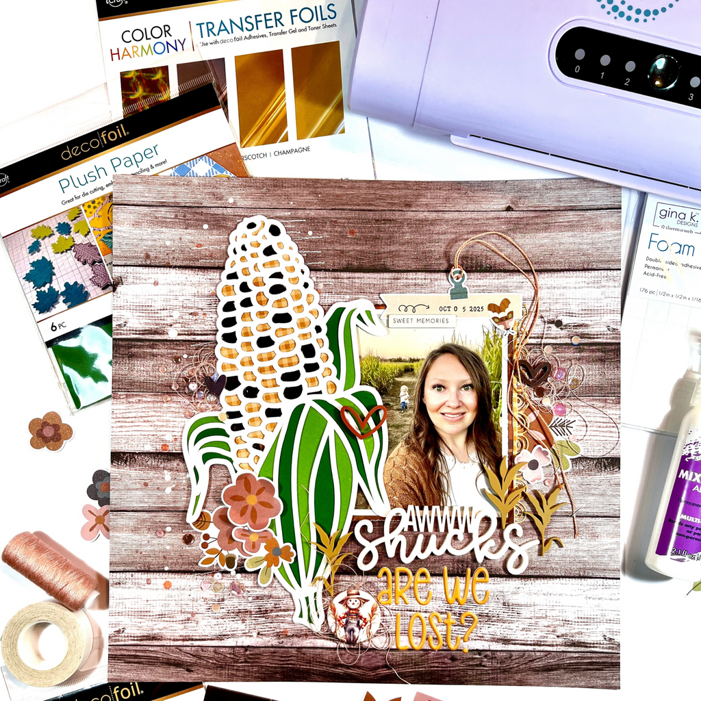 3 Ways: Back Cutfiles with Plush Paper & Deco Foil