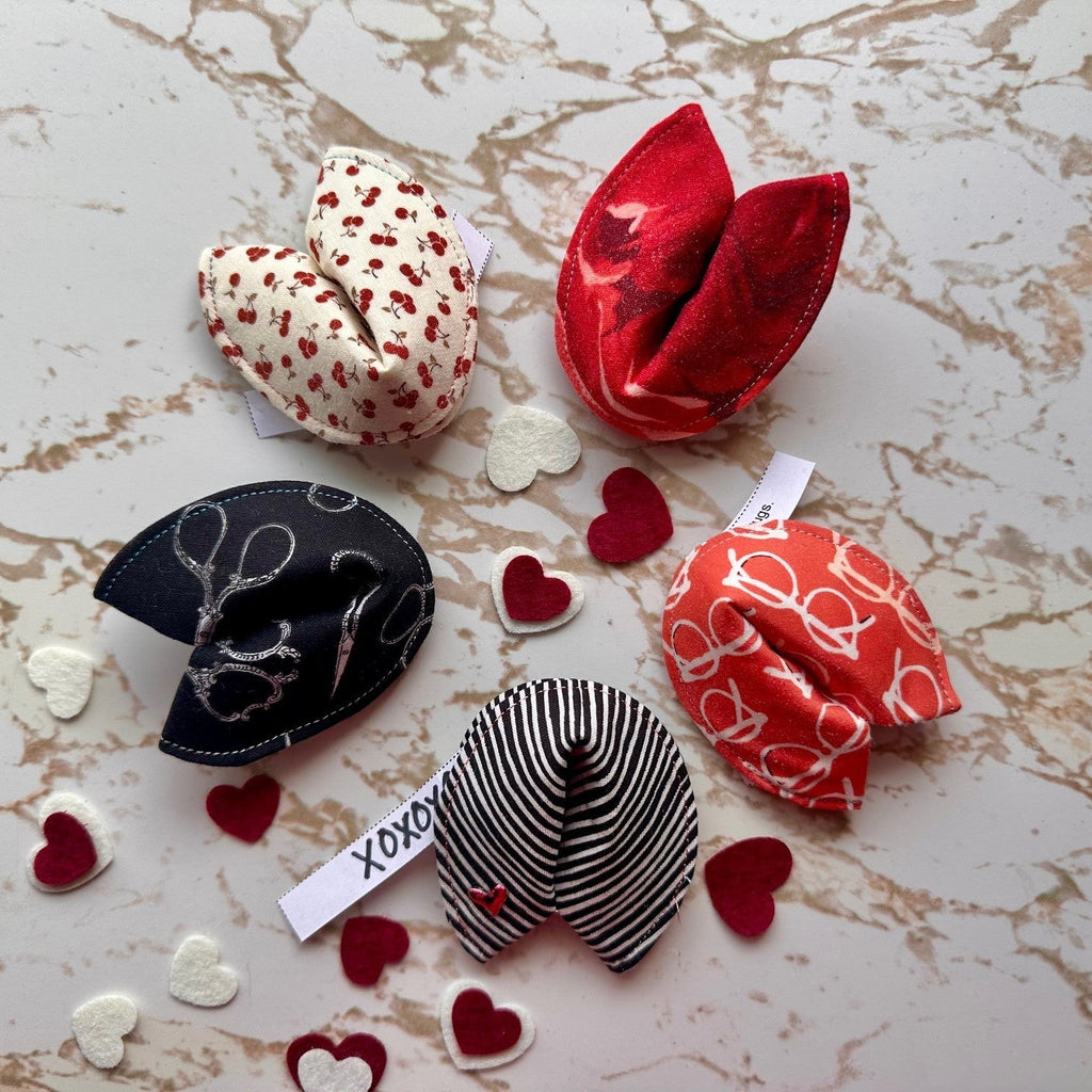 Facebook Live: Fabric Valentine Fortune Cookies