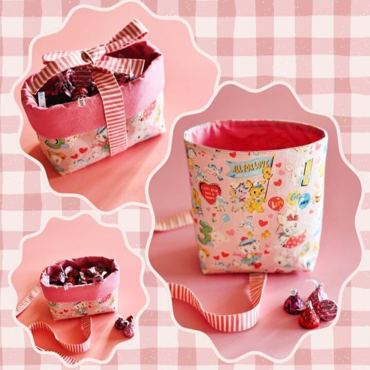 Valentine Anytime Treat Bags with Ribbon Tie