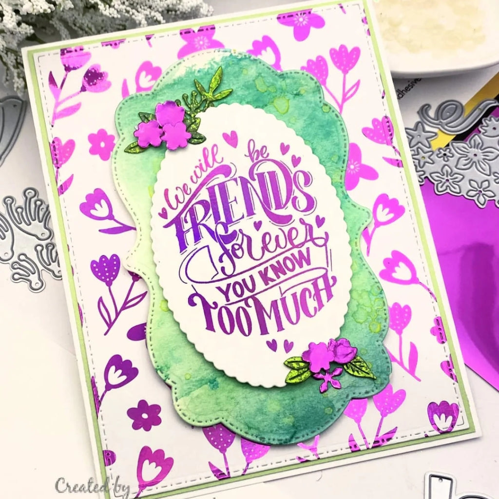 Love Potion Springtime Foil Cards with Fresh Florals